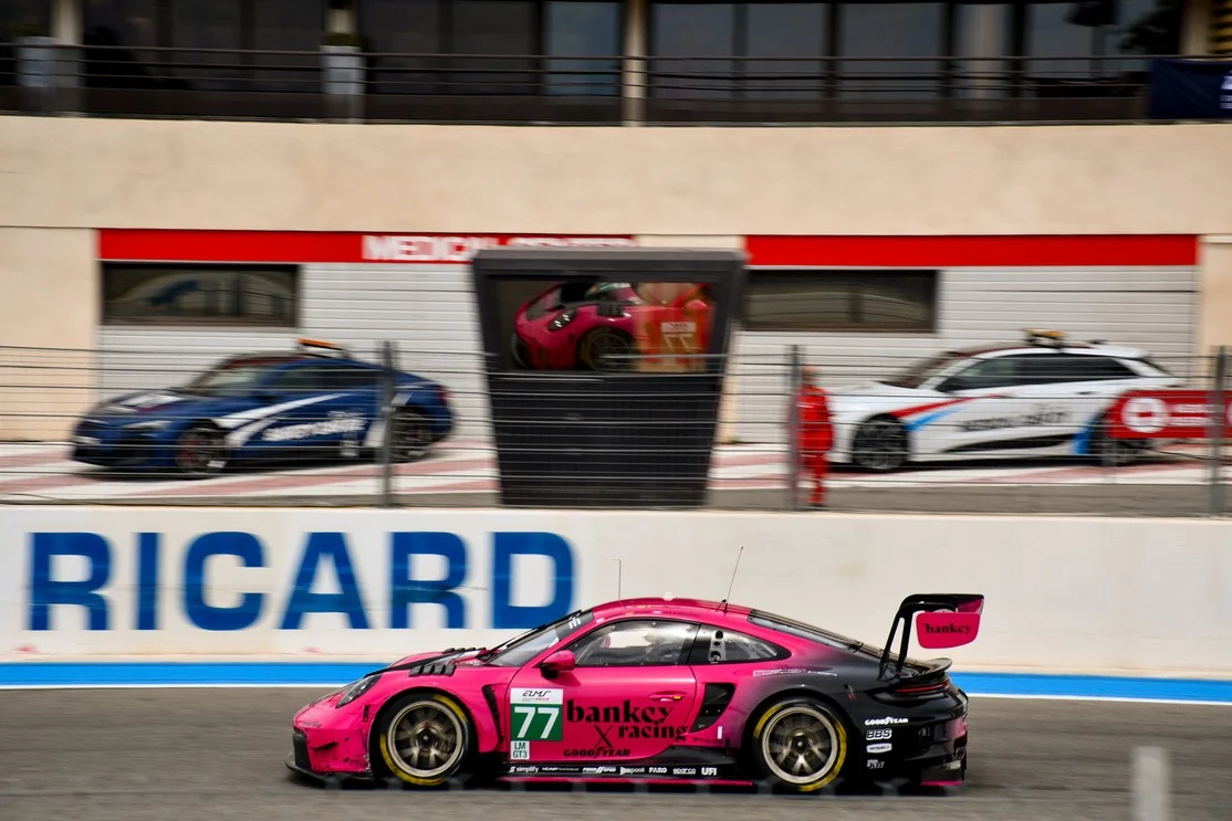 Automotive photography at a race circuit